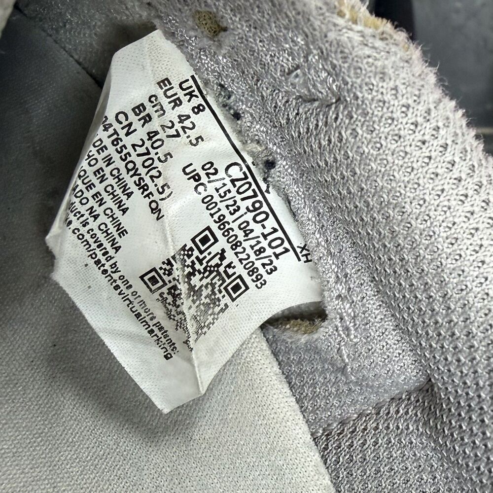 Nike Air Jordan 1 Retro Low OG Atmosphere Grey Sail CZ0790-101 Men's Size 9 - Picture 6 of 7
